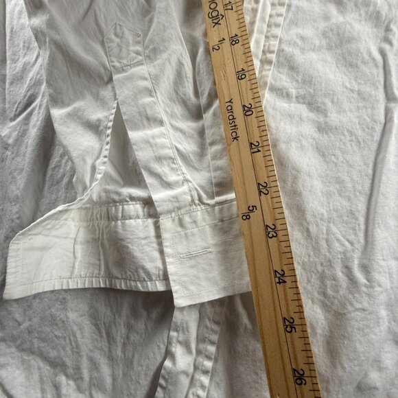 Versace Classic V2 Men Button Up Shirt White Long Sleeve Woven Cotton Designer - Picture 16 of 16